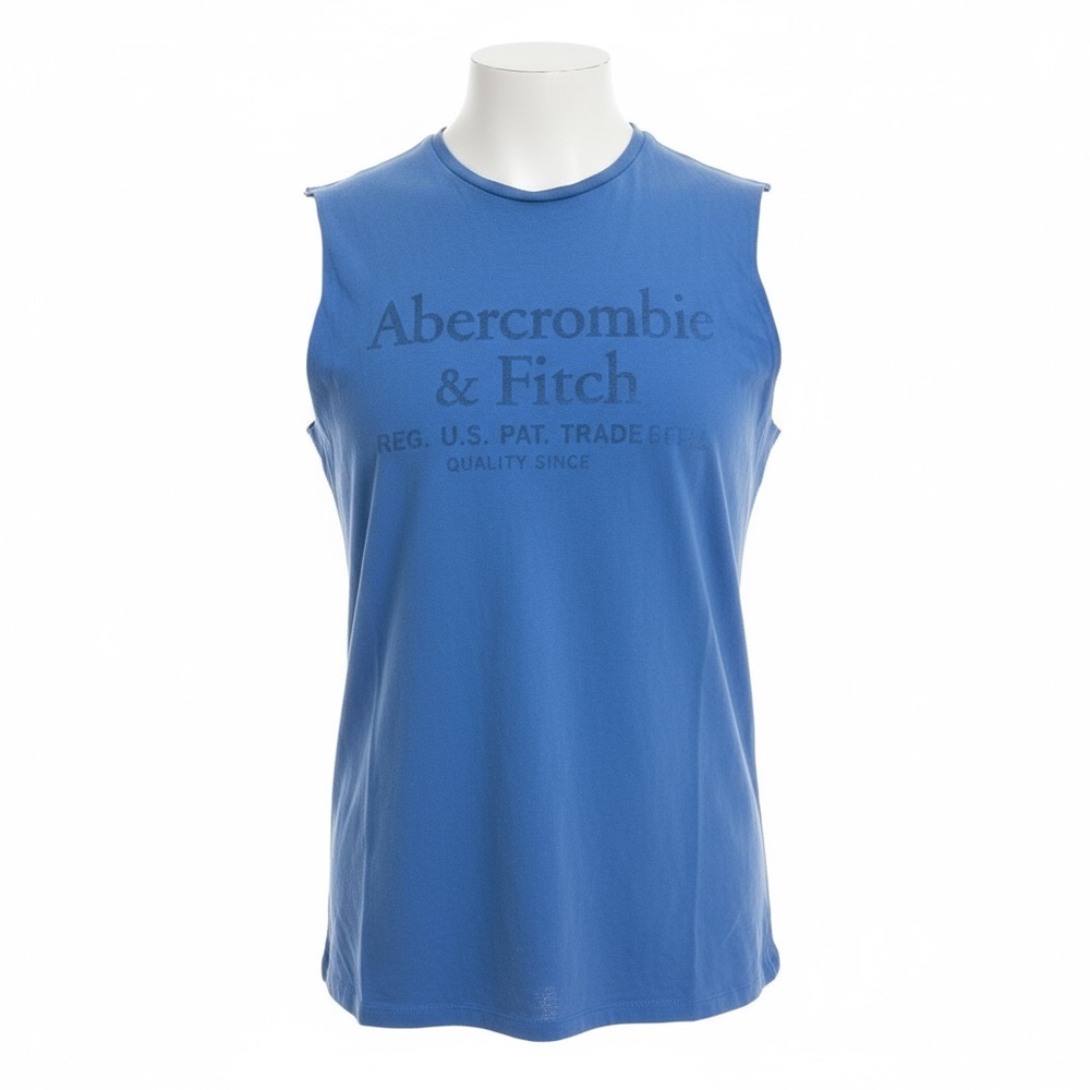 🧢 Abercrombie & Fitch 🌀 Distressed Sleeveless Muscle Tee | Size L